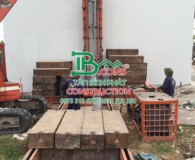 Ép cọc ct nhà phố
